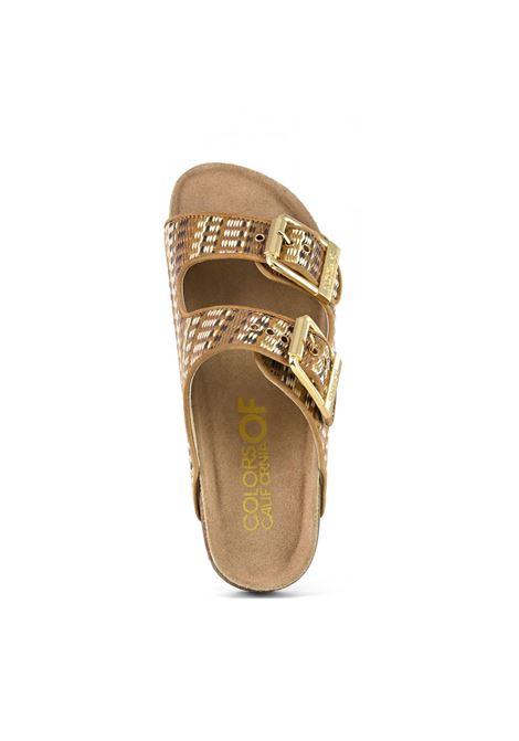 Sandalo raffia con fibbie COLORS OF CALIFORNIA | HC.BIO0500NATURAL